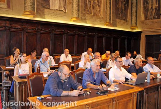 Viterbo - Consiglio comunale - La maggioranza