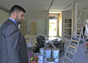 Civita Castellana - Sopralluogo di Romoli alla casa del custode