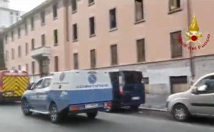 Milano - Incendio in casa di riposo