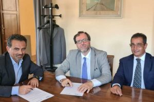 La firma del protocollo di intesa