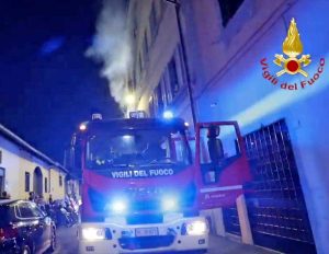 Firenze - Due appartamenti in fiamme nel centro storico