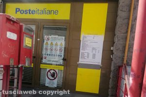 Montefiascone - Lo sportello Atm chiuso