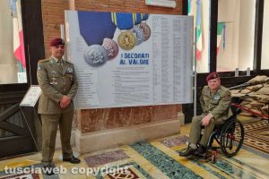 Giampiero Monti e Gianfranco Paglia alla mostra "Check point pasta Somalia 2 luglio 1993"