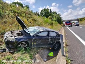 Viterbo - Incidente sulla superstrada