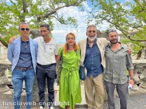 Da sinistra: Andrea Belli, Fabio Belli, Lara Nicoletti, Alfonso Antoniozzi e Francesco Cerra
