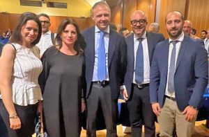Viterbo - Il gruppo FdI con il ministro dell’agricoltura Francesco Lollobrigida