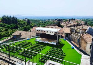 Caprarola - La terrazza del teatro Stefani