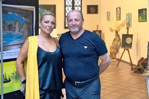 Daniela Vignati con Maurizio Perinu
