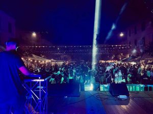 Viterbo - Un momento di "Note di luppolo" a San Martino al Cimino