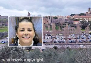 Viterbo - Valle Faul e nel riquadro Chiara Frontini