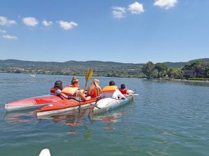 Scout sul lago di Bolsena