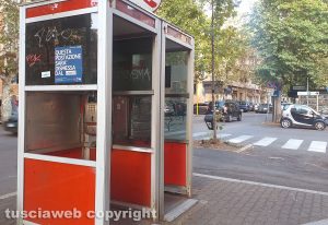 Civitavecchia - Le cabine telefoniche che verranno smantellate