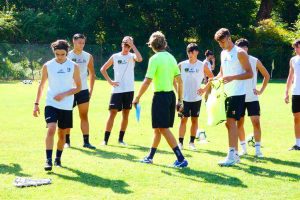Sport - Calcio - Fc Viterbo - Il riscaldamento della squadra