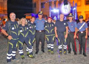 La protezione civile di Oriolo Romano e le forze dell'ordine