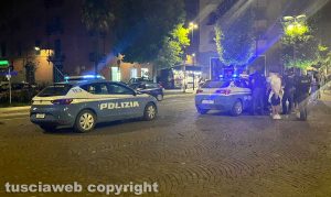 Rissa a piazza del Sacrario - Intervento della polizia