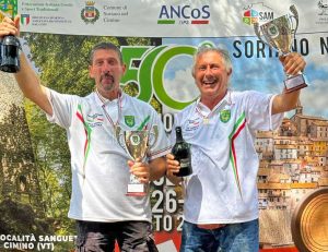 Soriano nel Cimino - Lancio del ruzzolone - Premiazioni