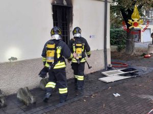 Parma - Fiamme in una casa di riposo