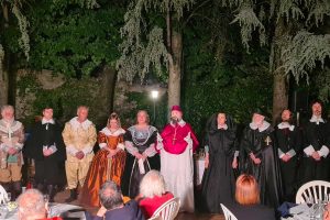 La pièce teatrale "A cena con Donna Olimpia"
