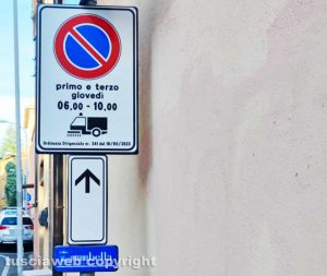 Viterbo - Nuovo divieto di sosta all'Ellera