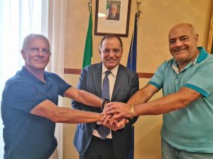 Da sinistra: Massimo Mecarini, Antonio Cananà, Sandro Rossi