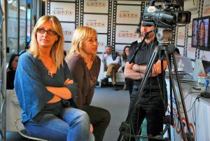 Simona Tartaglia sul set