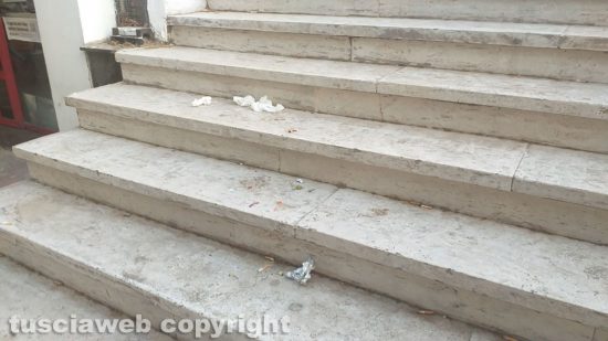 Civitavecchia - Terrazza Guglielmi nel degrado
