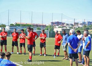 Civitavecchia - Manelli parla alla squadra