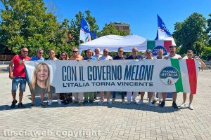 Tarquinia - La campagna estiva di Fratelli d'Italia