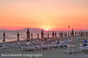 Montalto di Castro - Tramonto sulle Murelle