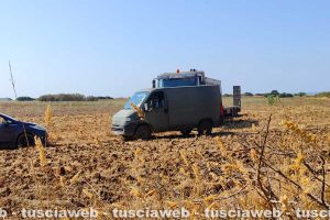 Tarquinia - I lavori dell'esercito al poligono di Spinicci