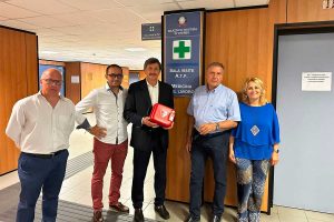 Un nuovo defibrillatore per il tribunale di Viterbo