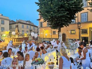 Viterbo - La White dinner a San Faustino