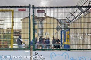 Sport - Calcio - Viterbese - I tifosi fuori dallo stadio Rocchi