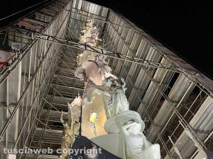 Viterbo - Macchina di Santa Rosa - Prova delle luci per Gloria