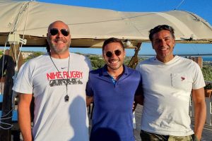 Sport - Pallanuoto - Centumcellae - Alessio Buffardi, Jonathan Civero ed Emiliano Coleine