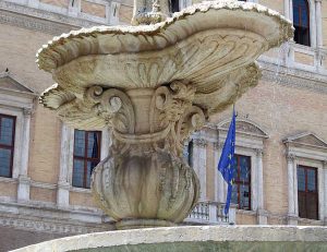 Roma - Fontana Meridionale piazza Farnese