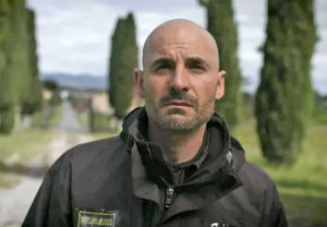 Il vigile del fuoco di Viterbo e attore professionista Gianluca Grazini