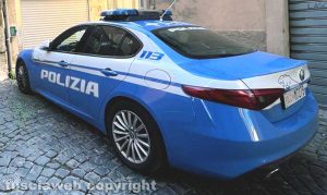 Viterbo - La polizia in centro