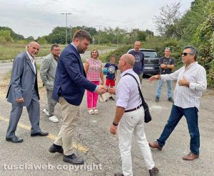 Viterbo - Romoli incontra i residenti di Colle Verde
