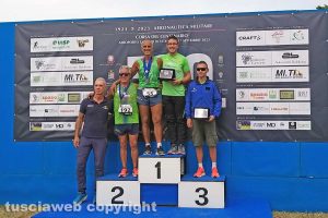 Viterbo - Corsa del centenario dell'aeronautica - Il podio delle squadre