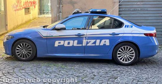 Viterbo - La polizia in centro