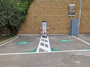Bassano in Teverina - Colonnine per la ricarica di auto elettriche