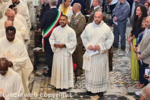 Civita Castellana - Don Angelo Mattiucci e don Santiago Blanquicett