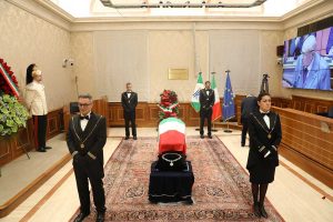 Roma - La camera ardente per Giorgio Napolitano