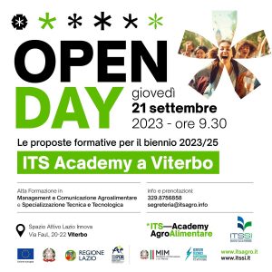ITS Academy: Open Day a Viterbo il 21 settembre per scoprire i Percorsi per il 2023/2025