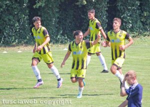 Sport - Calcio - Fc Viterbo - L'esultanza di Orlandi