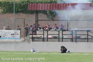 Sport - Calcio - Viterbese -La contestazione dei tifosi