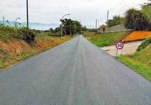 I lavori sulla strada provinciale Vetriolese