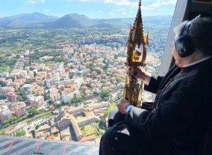 Viterbo - Il volo del cuore di Santa Rosa sulla sua città