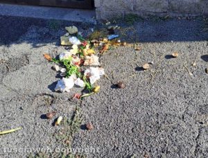 Viterbo - Rifiuti in via Gran Sasso